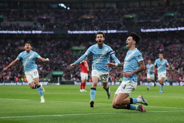 Manchester City vs Arsenal in the Carabao Cup final