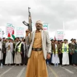 Houthi leaders in Sana'a