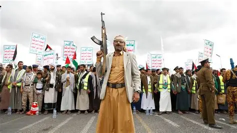 Houthi leaders in Sana'a
