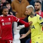 Liverpool draw with Tottenham in the Premier League