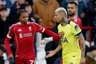 ليفربول يتعادل مع توتنهام في الدوري الإنجليزي
