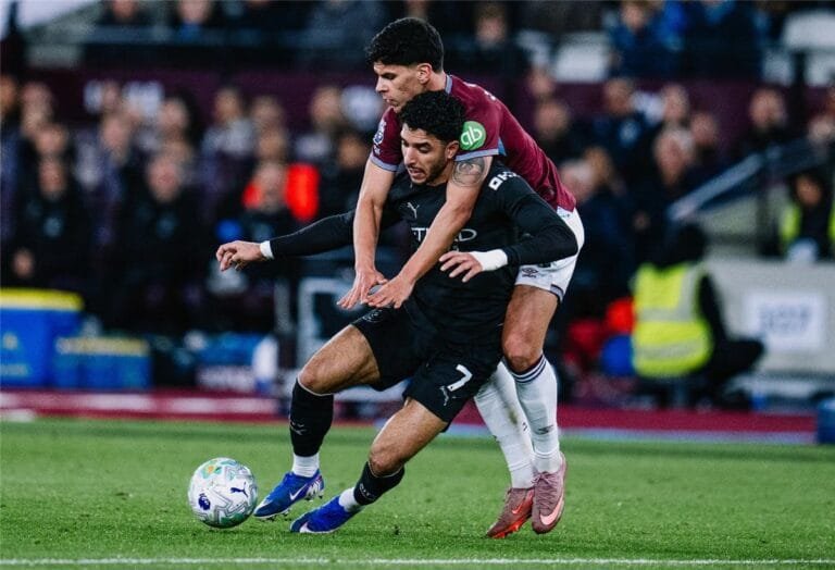 بمشاركة مرموش.. مانشستر سيتي يتعادل مع وست هام في الدوري الإنجليزي