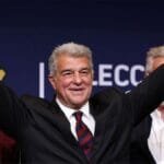 بعد فوزه بولاية جديدة.. لابورتا يوجه رسالة لجماهير برشلونة: أفضل سنواتنا لم تأتِ بعد