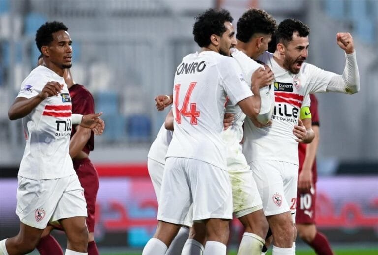 Zamalek vs Otoho match in the Confederation Cup