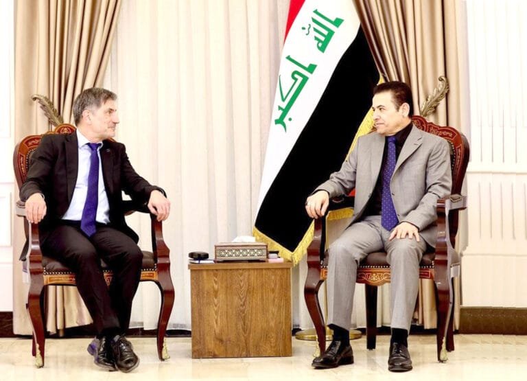 Al-Araji affirms Iraq's commitment to the security agreement with Tehran... and discusses with the EU ambassador ways to reduce regional escalation