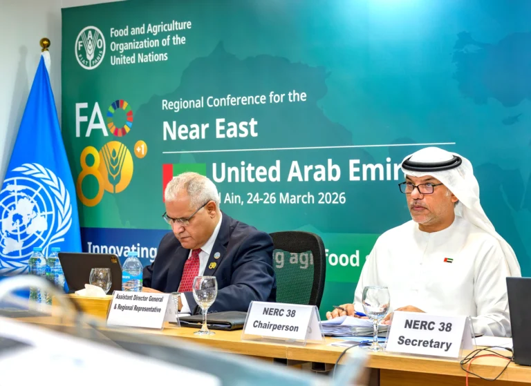 الإمارات تترأس مؤتمر الفاو الإقليمي الـ38 وتستضيف وزراء الزراعة في أبريل
