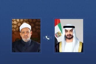 The President of the Emirates receives a phone call from the Sheikh of Al-Azhar