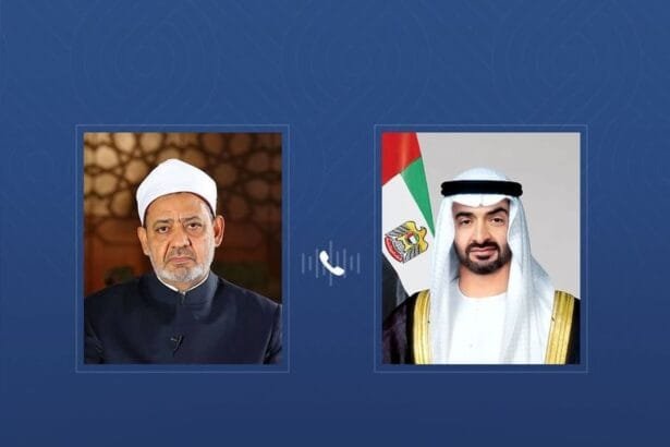 The President of the Emirates receives a phone call from the Sheikh of Al-Azhar