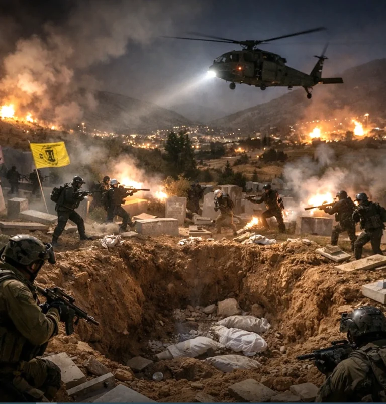 A statement from the Lebanese army reveals details of an Israeli landing operation in Nabi Sheet in the Bekaa Valley