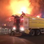 Bahraini Civil Defense controls fire at vital facility following Iranian aggression