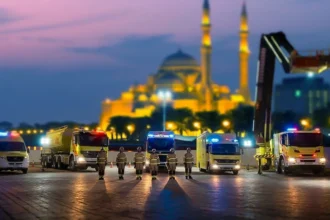 الدفاع المدني في الشارقة يسيطر على حريق بصهاريج بترولية في الصجعة الصناعية