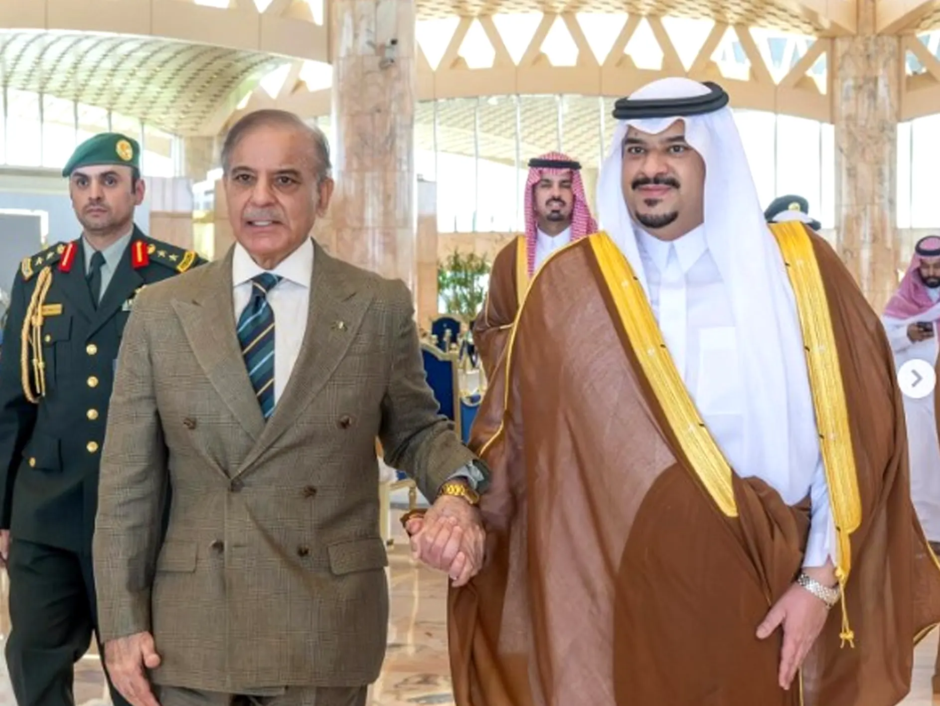 Riyadh: Pakistani Prime Minister arrives in Saudi Arabia to discuss regional escalation