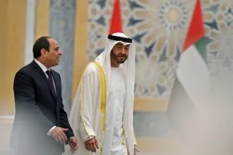 During his meeting with Mohammed bin Zayed.. Sisi renews his condemnation of the blatant Iranian attacks