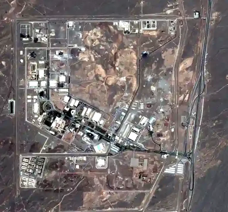 The International Atomic Energy Agency reports damage to parts of the entrances to Iran's Natanz facility