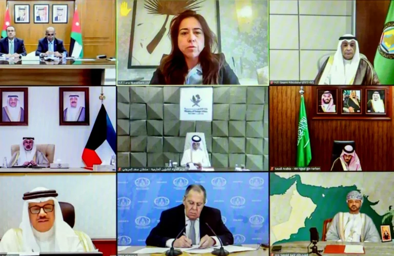 A Gulf-Jordanian-Russian meeting discusses Iranian attacks and regional developments