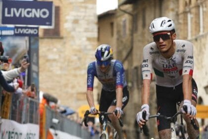 Italy.. Emirates Cycling leads the overall standings in the Tirreno-Adriatico race