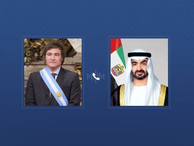 رئيس الإمارات ورئيس الأرجنتين يبحثان هاتفياً تطورات التصعيد في المنطقة