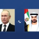 رئيس الدولة يتلقى اتصالاً هاتفياً من الرئيس الروسي