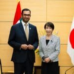 Related to cooperative relationships.. Written letter from the President of the UAE to the Prime Minister of Japan
