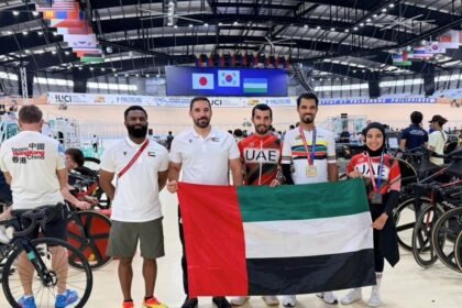 "آسيوية المضمار".. ذهبية وبرونزية ترفعان رصيد الإمارات إلى 4 ميداليات