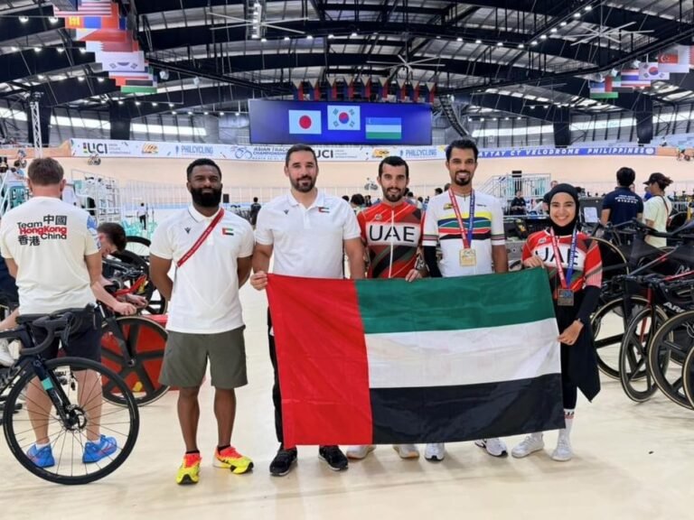 "آسيوية المضمار".. ذهبية وبرونزية ترفعان رصيد الإمارات إلى 4 ميداليات