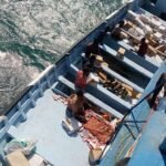 Southern Giants forces seize an Iranian smuggling vessel loaded with prohibited materials off Bab al-Mandab