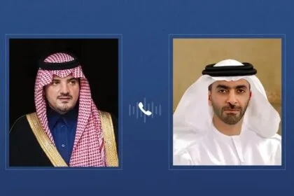 مباحثات إماراتية سعودية لبحث تطورات الأوضاع الإقليمية