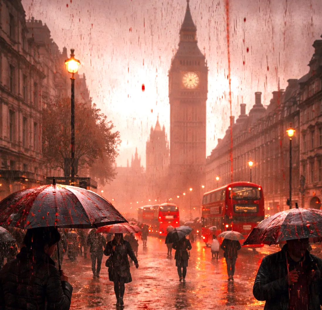 The rare phenomenon of “blood rain” sweeps across southern Europe