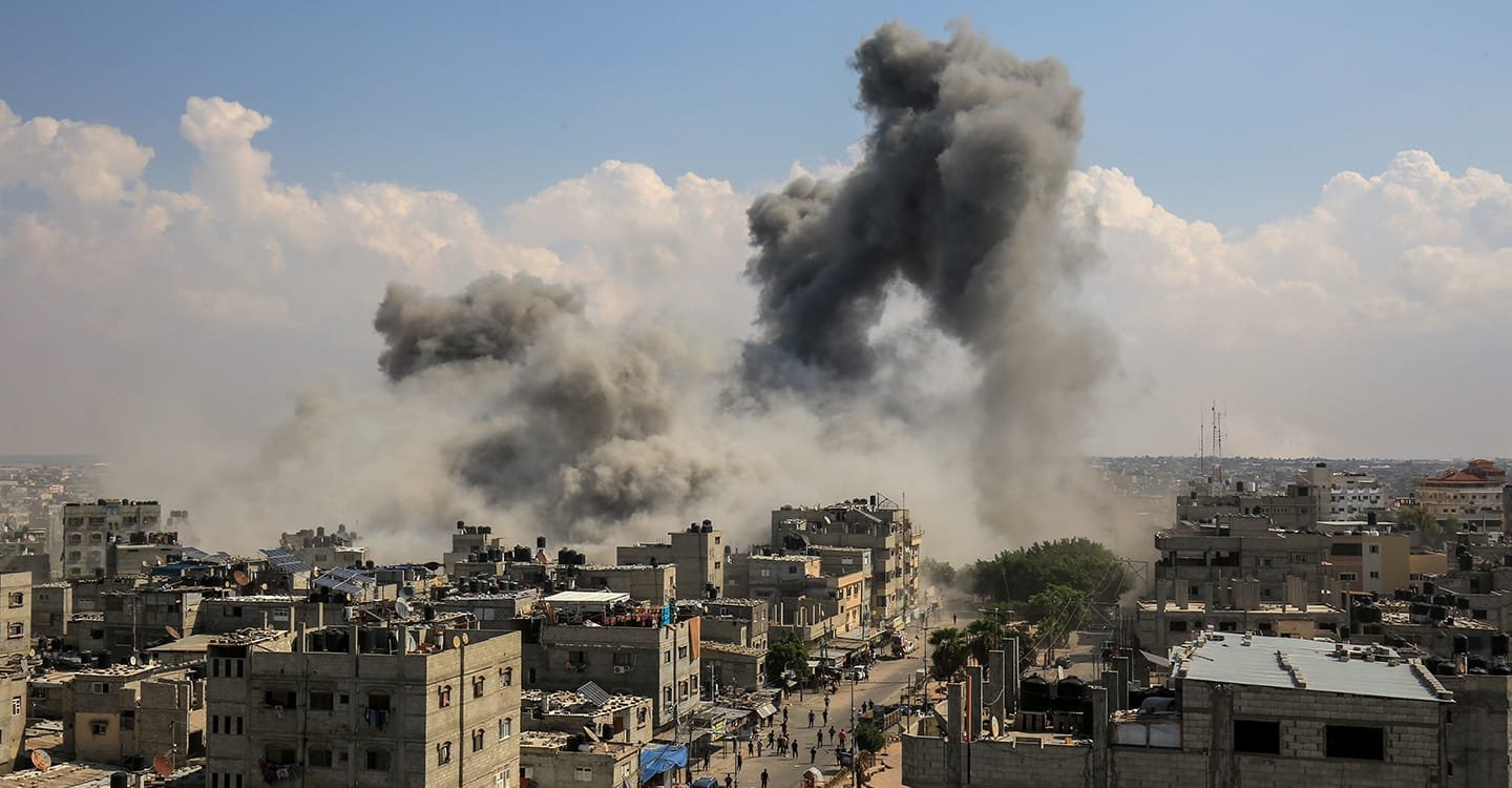 Two Palestinians killed in an Israeli airstrike targeting a car in Gaza City