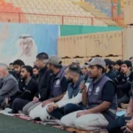 The Gentleman Knight 3.. The Emirati mission shares the joy of Eid with the people of Gaza
