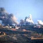 Air raids in southern Lebanon