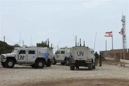 Peacekeeping forces of the UNIFIL mission in the south