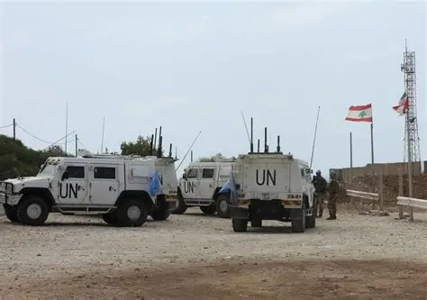 Peacekeeping forces of the UNIFIL mission in the south
