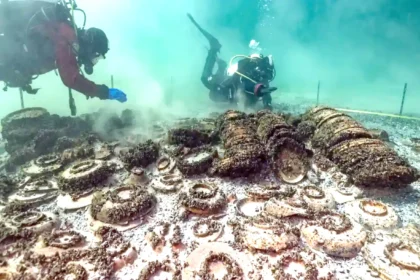 كنز غارق منذ ألفي عام.. سفينة تظهر من أعماق بحيرة سويسرية