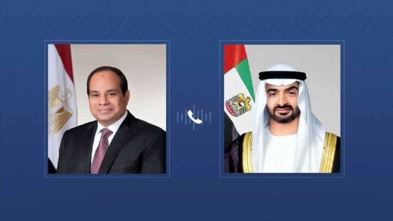 Mohammed bin Zayed and Sisi discuss regional developments by phone