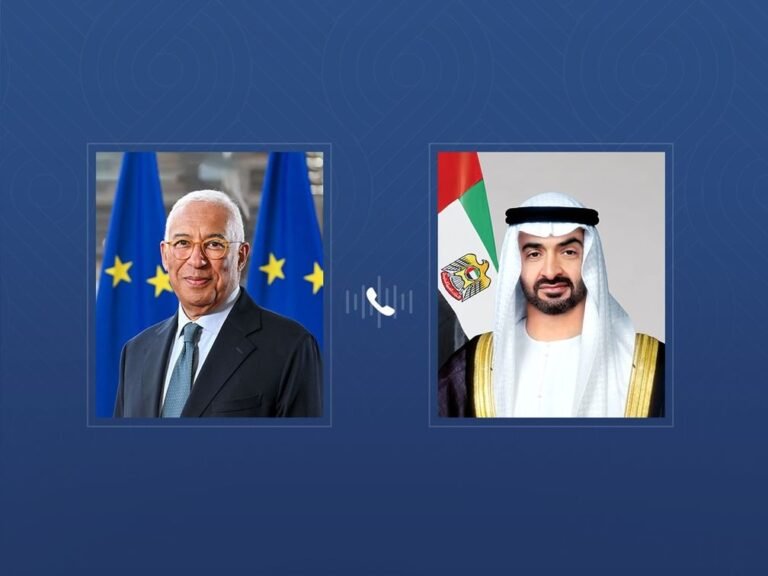 Mohammed bin Zayed and the President of the European Council discuss the repercussions of the escalation in the region