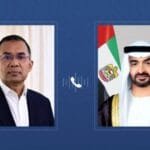 محمد بن زايد ورئيس وزراء بنغلاديش يبحثان هاتفياً تداعيات التصعيد العسكري في المنطقة