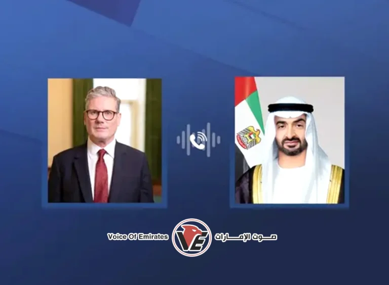 Mohammed bin Zayed and Keir Starmer discuss by phone ways to stop the escalation and avoid expanding the conflict in the region