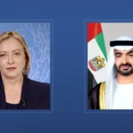 محمد بن زايد وميلوني يبحثان تطورات التصعيد في المنطقة