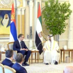 محمد بن زايد يلتقي رئيس صربيا ويبحث التطورات الإقليمية والتعاون الثنائي