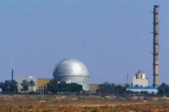 صفارات إنذار في مدينة ديمونة جنوب إسرائيل خلال حالة تأهب.