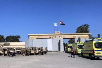 The Rafah land crossing opens its doors to receive a new batch of returning Palestinians to the Gaza Strip