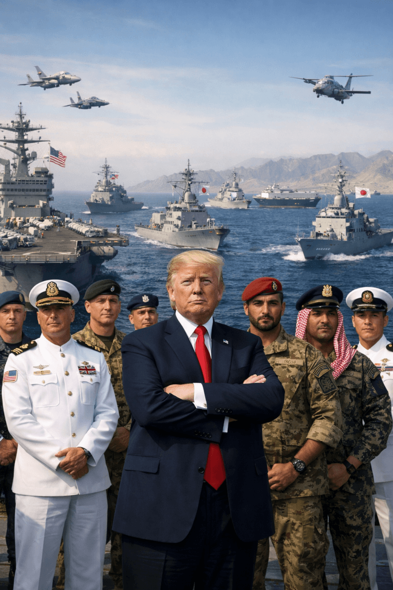 هل يشكل دونالد ترامب تحالفا دوليا لتأمين الملاحة في مضيق هرمز