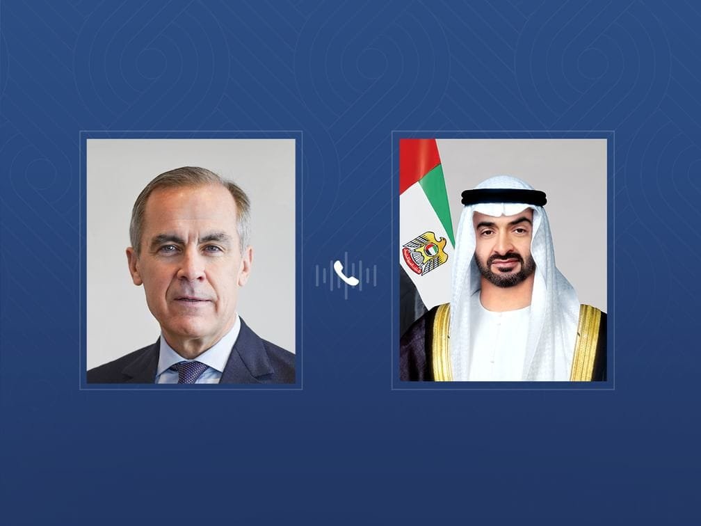 During which he affirmed his country’s solidarity with Abu Dhabi.. The President of the UAE receives a phone call from the Prime Minister of Canada