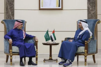 وزيرا الخارجية في المملكة العربية السعودية ودولة الإمارات العربية المتحدة