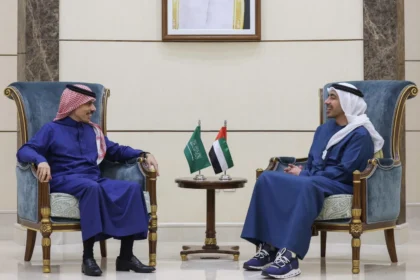 وزيرا الخارجية في المملكة العربية السعودية ودولة الإمارات العربية المتحدة