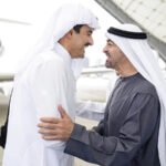 ناقشا التداعيات الخطيرة.. رئيس الإمارات وأمير قطر يبحثان الاعتداءات الإيرانية الإرهابية