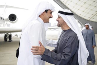 Discuss the serious repercussions. The President of the UAE and the Emir of Qatar discuss Iranian terrorist attacks