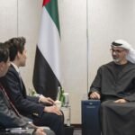 On the sidelines of his official visit to China.. The Crown Prince of Abu Dhabi meets with the chairs of the boards of directors of major Chinese companies