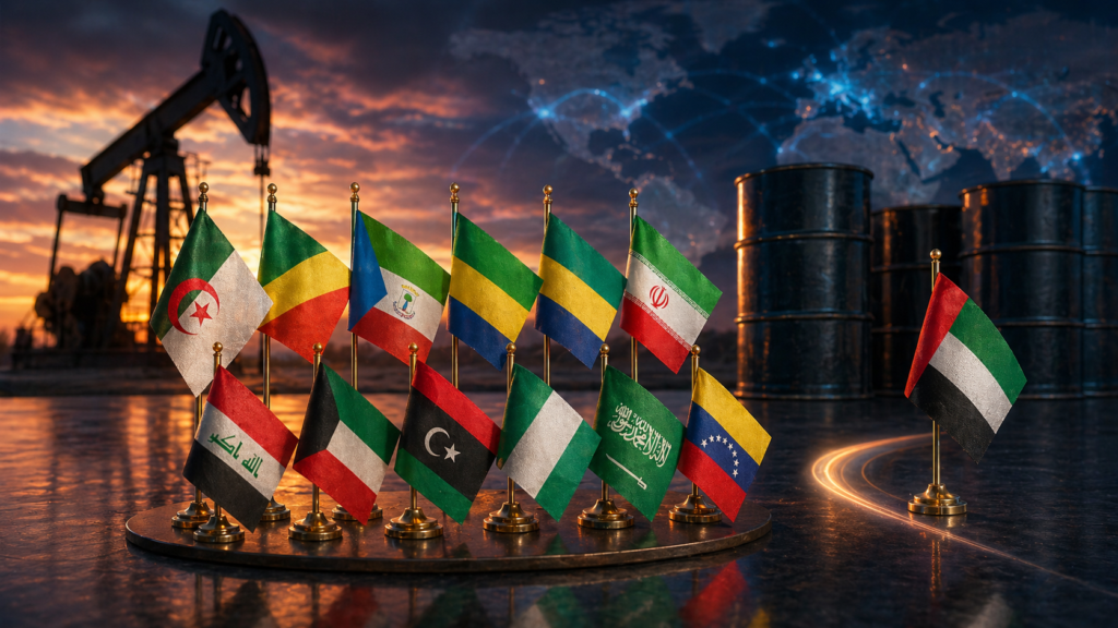 “OPEC” and “OPEC+”.. A History of Oil Management, Quota Disputes, and Member Withdrawals